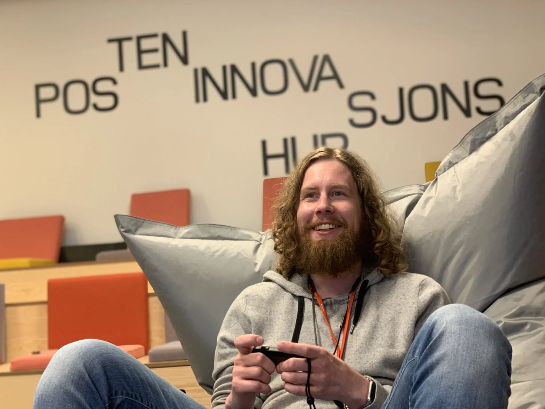 Terje på innovasjonskontoret til Posten